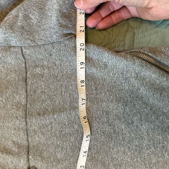 NWT Lyssé Alondra Zip Front Sweatshirt Gray Size Medium Womens - Picture 6 of 9